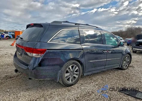 2014 Honda Odyssey Touring from USA, damaged, VIN 5FNRL5H93EB006785